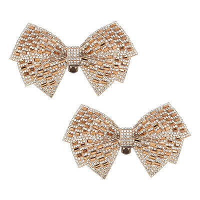 Bowknot Rhinestone Shoe Decoration