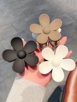 Summer Fashion Large Floral Design Hair Claw Clips for Party Style, Daily Use, 3 Counts/set Fashionable Hair Accessories for ...