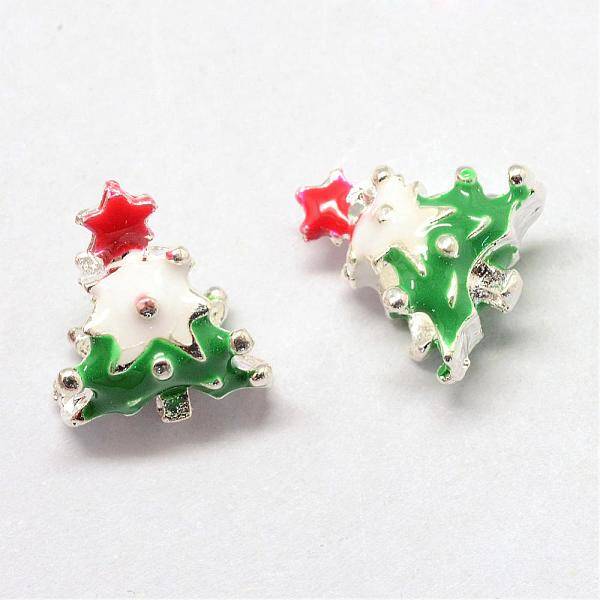 Alloy Enamel European Beads