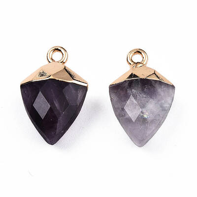 Natural Amethyst Pendants