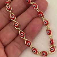 18k Gold Plated Bracelet 7.5”