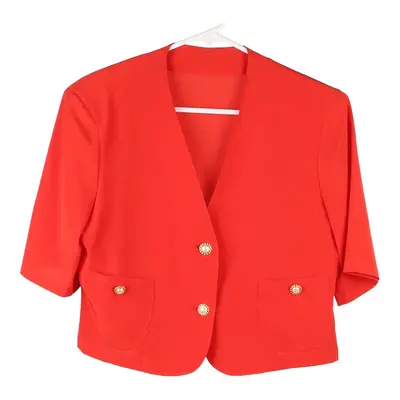 Unbranded Cropped Top - Large Red Viscose Blend