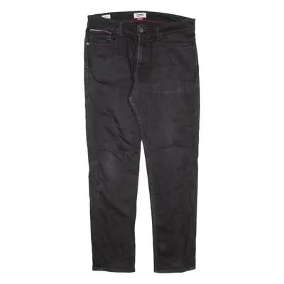 TOMMY HILFIGER Ryan Mens Jeans Black Regular Straight W32 L29
