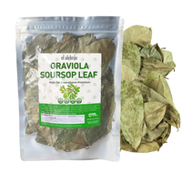 Whole Premium Dried Graviola Soursop Leaves Hoja De Guanabana, 100% All Natural Delicious Fresh Tea | From Mexico | Premium W...