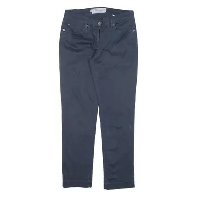 HENRY COTTONS Womens Trousers Blue Slim Tapered W27 L27