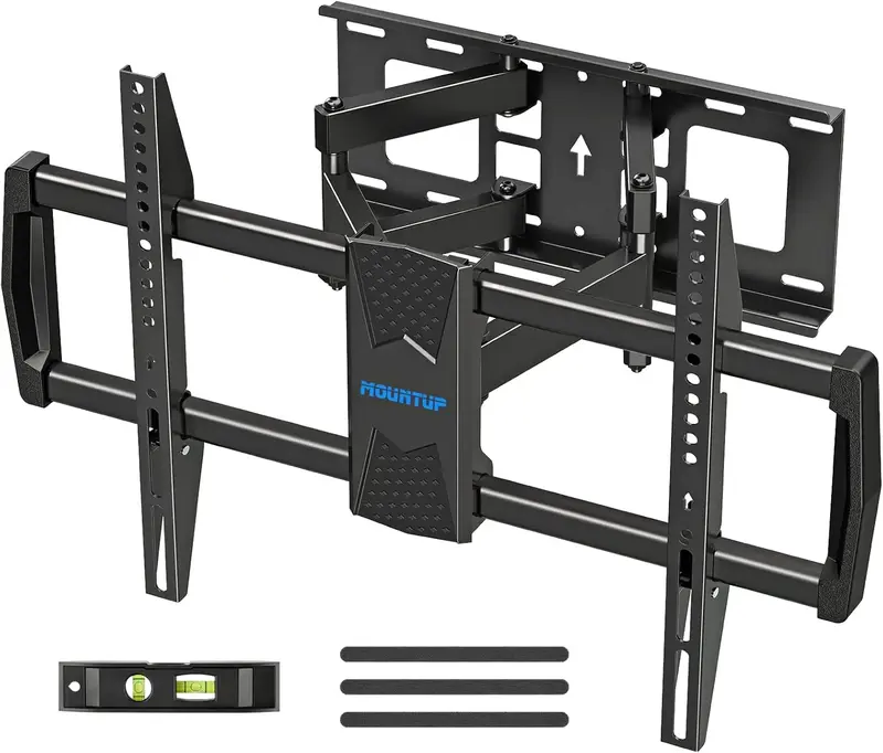 MOUNTUP 42-82 Full Motion TV Wall Mount Holds up to 100lbs Fits 16 Stud MU0028-B tv stand