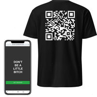 Don't Be A Little Bitch QR Tee Shirt - Jessica Robertss