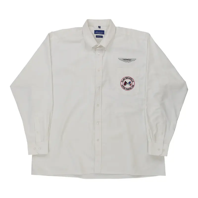 Aston Martin N24, Ecurie Bagatelle Size 19 Mandate Shirt - 3XL White Cotton