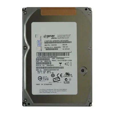 10N7234 IBM 300GB 3Gb/s SAS 15000 3.5-Inch Hard Drive
