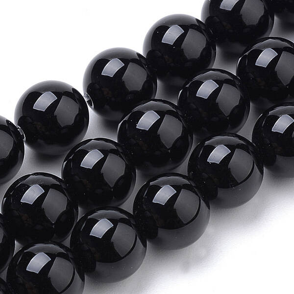 Natural Obsidian Beads Strands