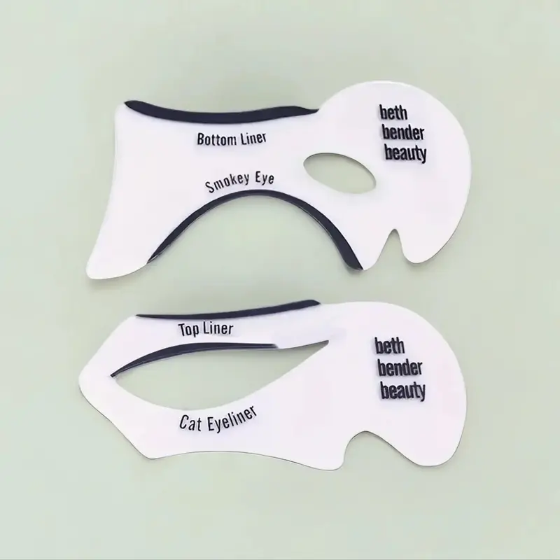 Apply Eyeliner Aid Card (1 Pair), Eye Liner Auxiliary Tool, Eye Makeup Templates for Women, Professional Makeup Tools for Dai...