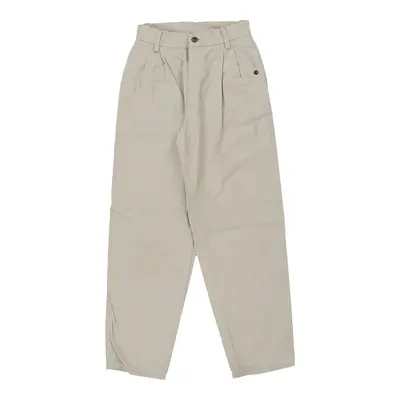 12 Years Moschino Jeans Trousers - Small Beige Polyester Blend | Size: small