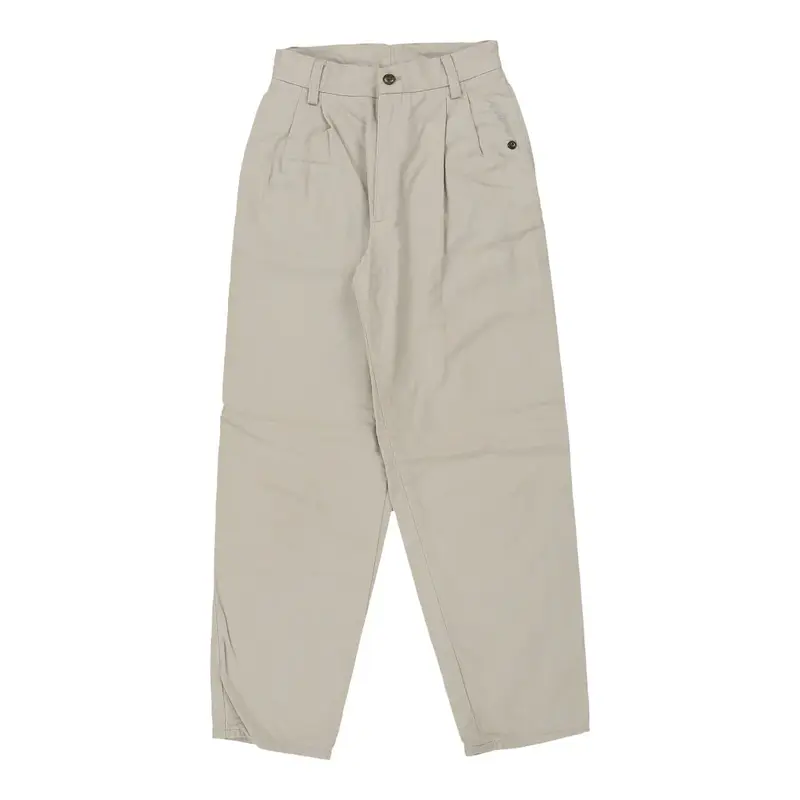 12 Years Moschino Jeans Trousers - Small Beige Polyester Blend | Size: small