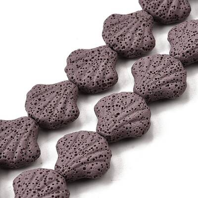 Dyed Natural Lava Rock Beads Strands