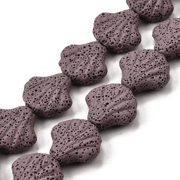 Dyed Natural Lava Rock Beads Strands