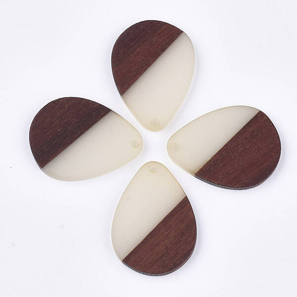 Resin & Walnut Wood Pendants