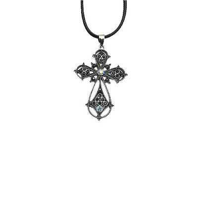 Cross Zinc Alloy Pendant Necklace