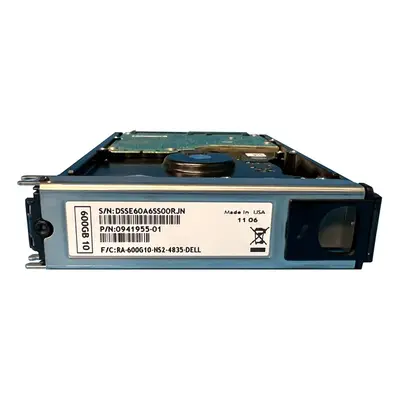 0941955-01 Dell 600GB 6Gb/s SAS 10000 3.5-inch Hard Drive