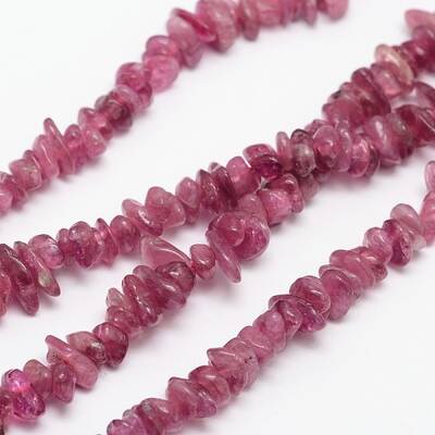 Chips Natural Tourmaline Beads Strands