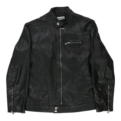 Unbranded Leather Jacket - Large Black Leather