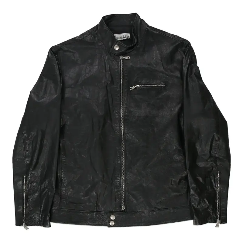 Unbranded Leather Jacket - Large Black Leather