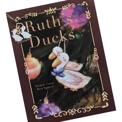 Ruth's Ducks Paperback Book by Michele Garza - Christmas Tradition and Gift Exchange Lesson