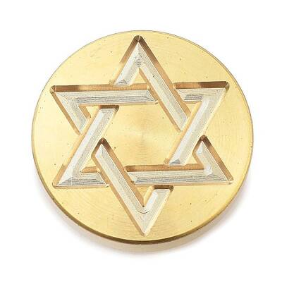 Golden Tone Wax Seal Brass Stamp Heads