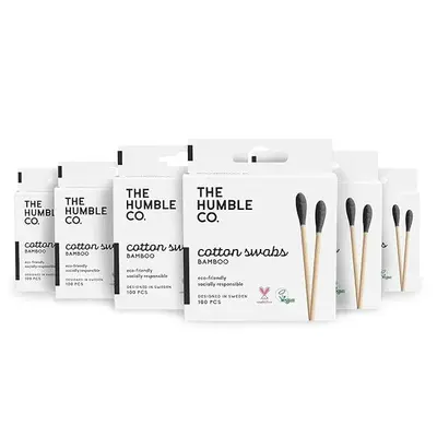 Cotton Swabs - Black 600-pack