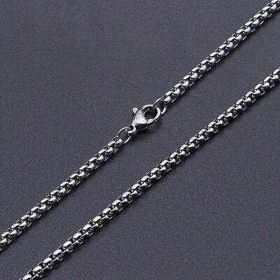 Non-Tarnish 201 Stainless Steel Box Chain Necklace