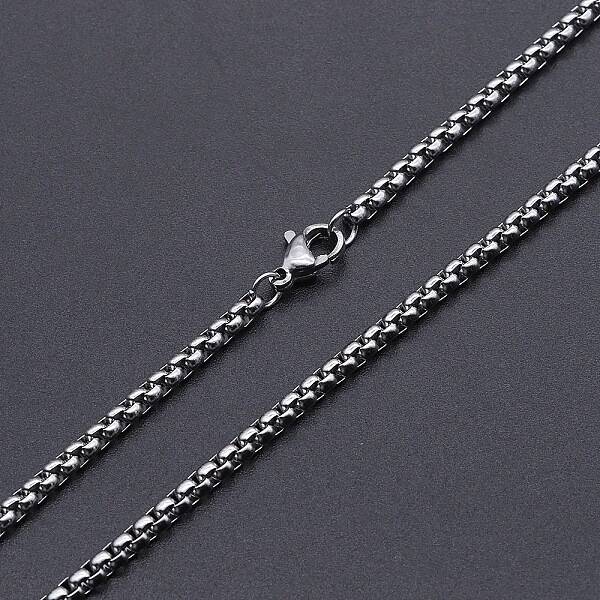 Non-Tarnish 201 Stainless Steel Box Chain Necklace