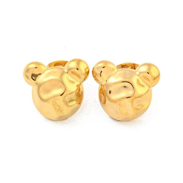 Bear 304 Stainless Steel Ear Studs