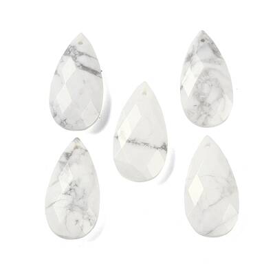 Natural Howlite Pendants