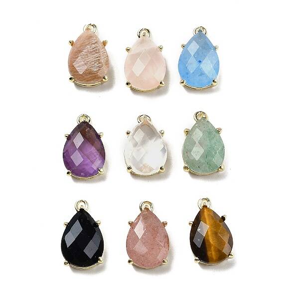 Gemstone Faceted Pendants
