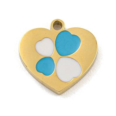 316 Surgical Stainless Steel Enamel Charms