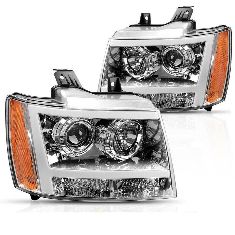 YITAMOTOR® LED DRL Projector 2007-2013 Chevy Avalanche / Suburban / Tahoe Headlight