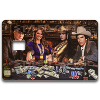 valentin,jenni,selena,chalino debit card sticker