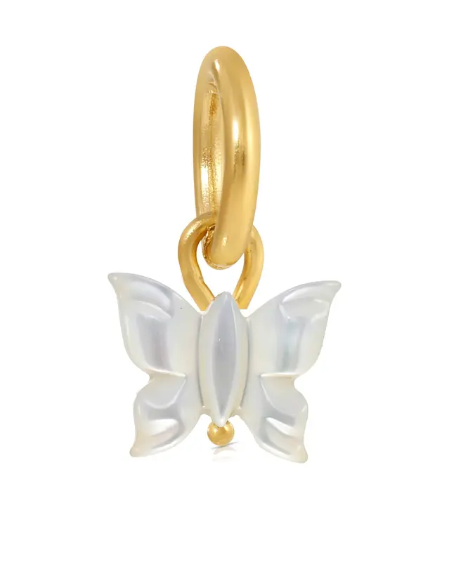 Small Butterfly Charm | Metal Color: Gold