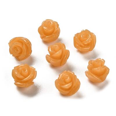 Synthetic Coral Carved Beads