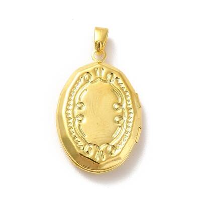 Rack Plating Brass Locket Pendants