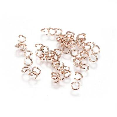 Ion Plating(IP) 304 Stainless Steel Open Jump Rings