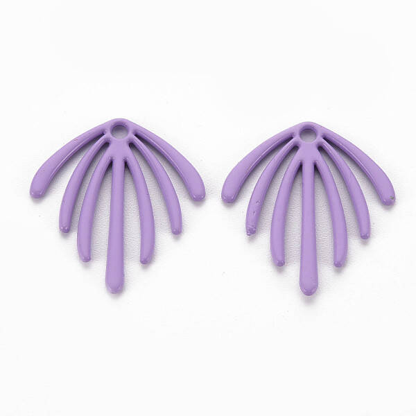 Spray Painted Alloy Pendants