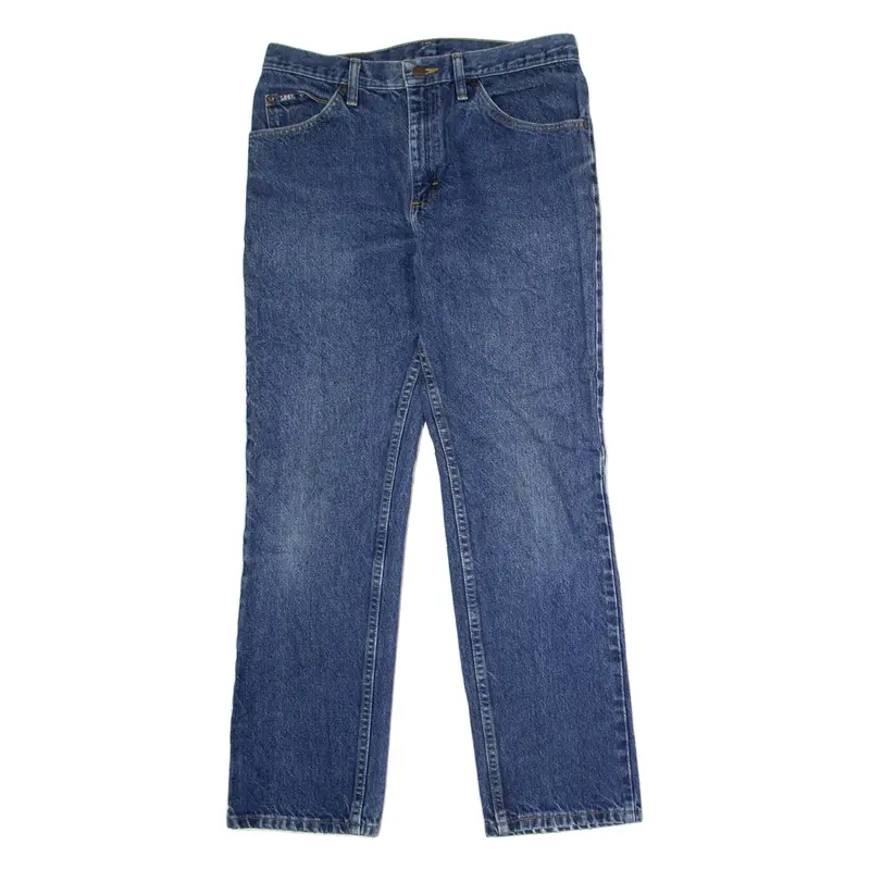 LEE Mens Jeans Blue Regular Straight Stone Wash W33 L30
