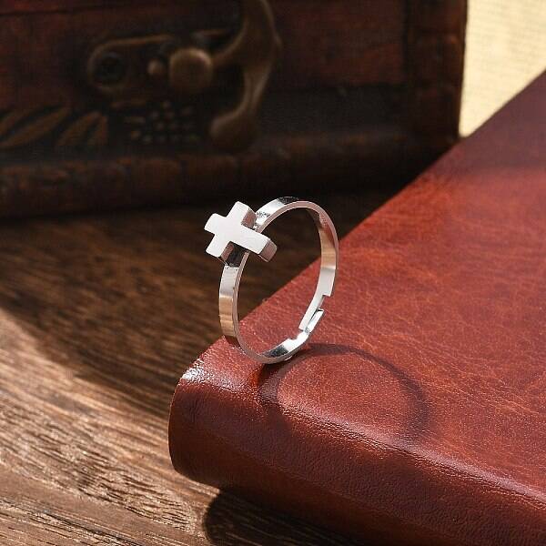 304 Stainless Steel Adjustable Rings for Women