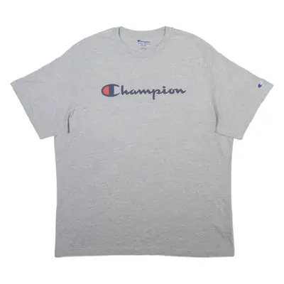 CHAMPION Mens T-Shirt Grey 2XL