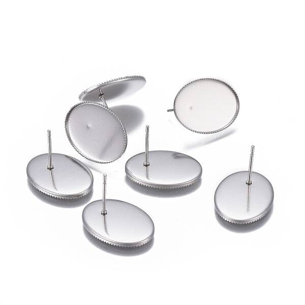 Non-Tarnish 304 Stainless Steel Stud Earring Findings