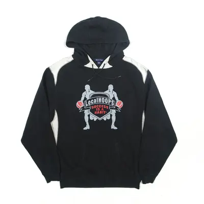 SPORT TEK Local Hoops Hoodie Black Pullover Mens S