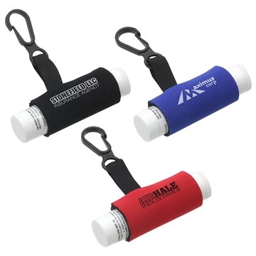 200 Promotional Clip-It Lip Balm Holder - SPF15 & FDA Approved
