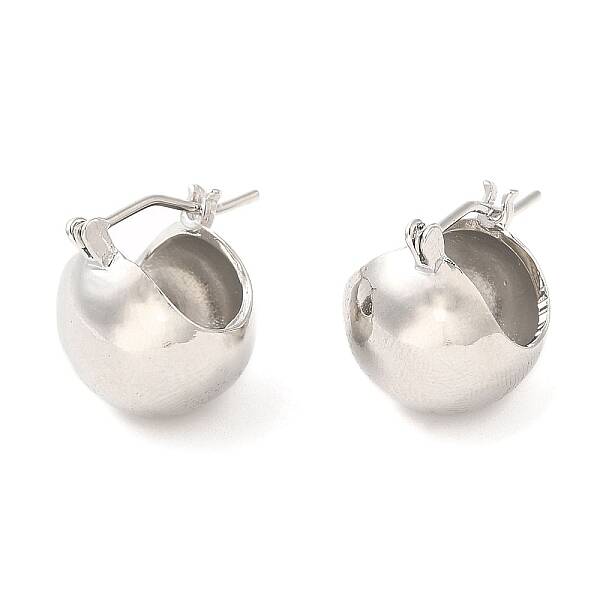 Rack Plating Brass Hoop Earrings for Women
