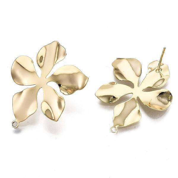 Brass Stud Earring Findings