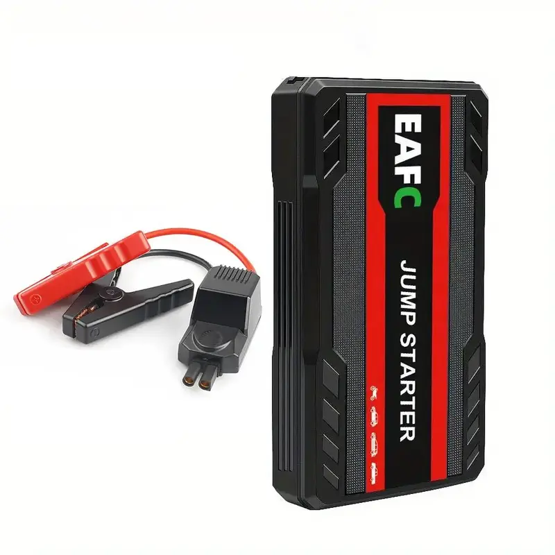 12V 800A Portable Multifunctional Car Jump Starter, 1 Count Car Emergency Booster, Car Emergency Mobile Power Battery Charge...